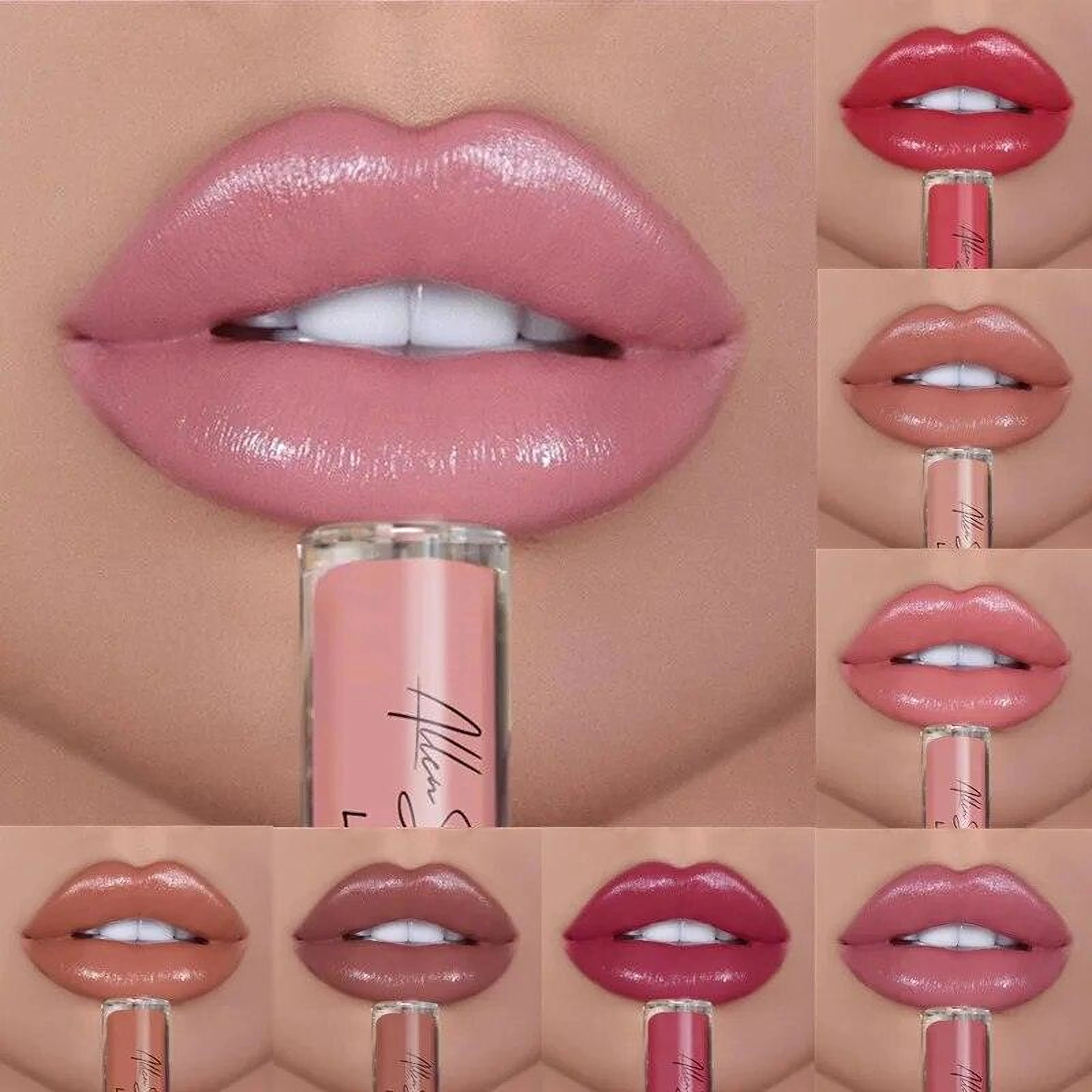 12 Colors Waterproof Lipstick: Vivid shades, long-lasting.