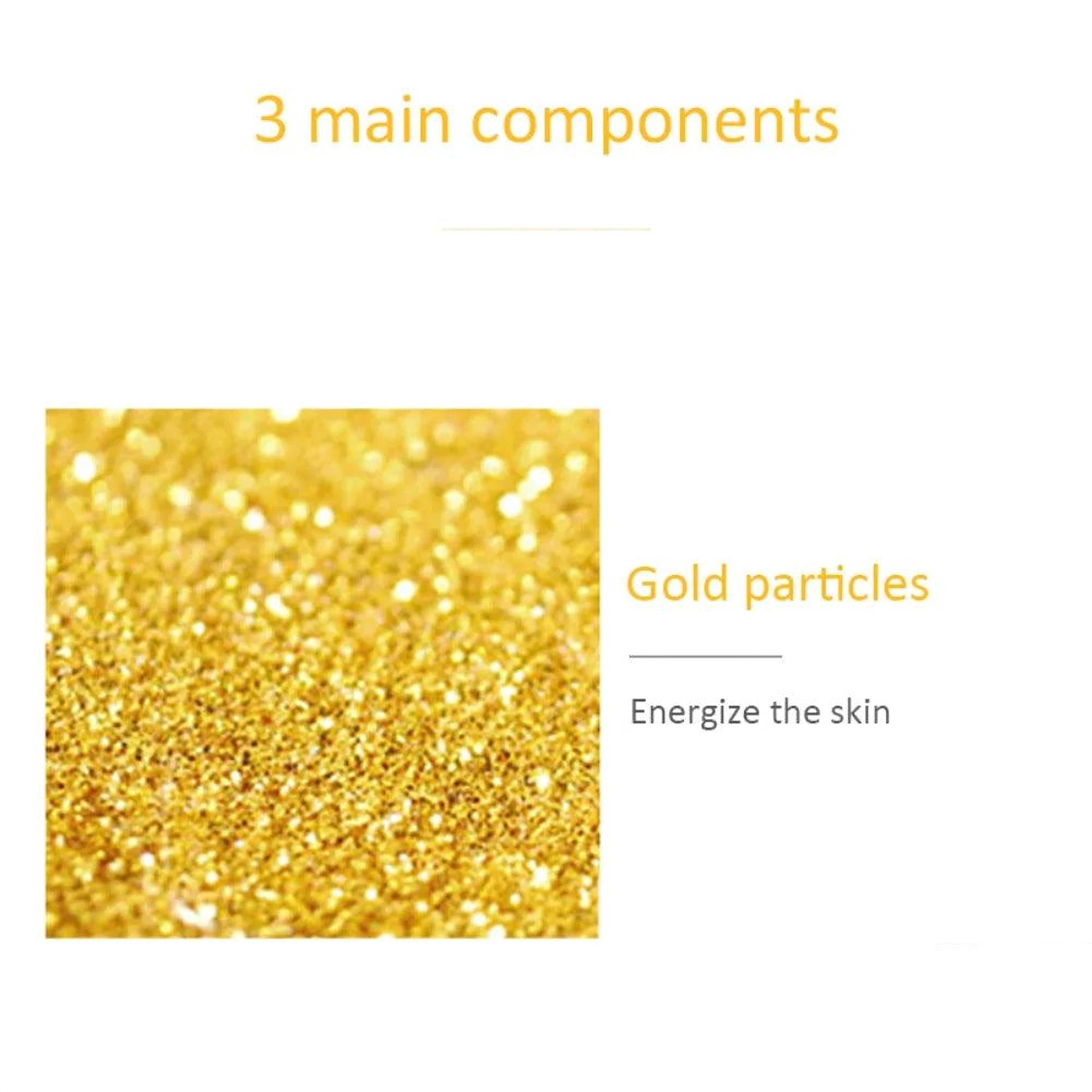 24K Gold Serum: Brighten, Hydrate, Anti-Wrinkle (30ml/100ml)