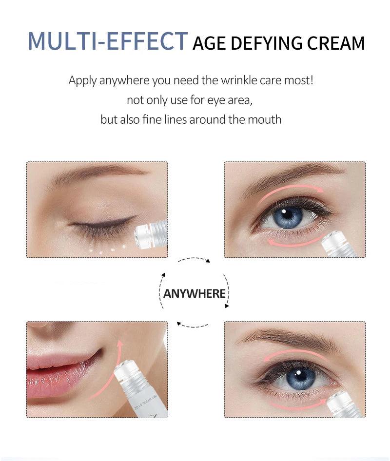 Peptide Eye Cream: Removes Dark Circles, Bags, Fine Lines. Hydrates, Firms, Reduces Wrinkles