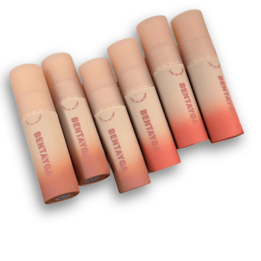Rose Red Stain Lipstick: Waterproof, long-lasting, velvet lip mud.