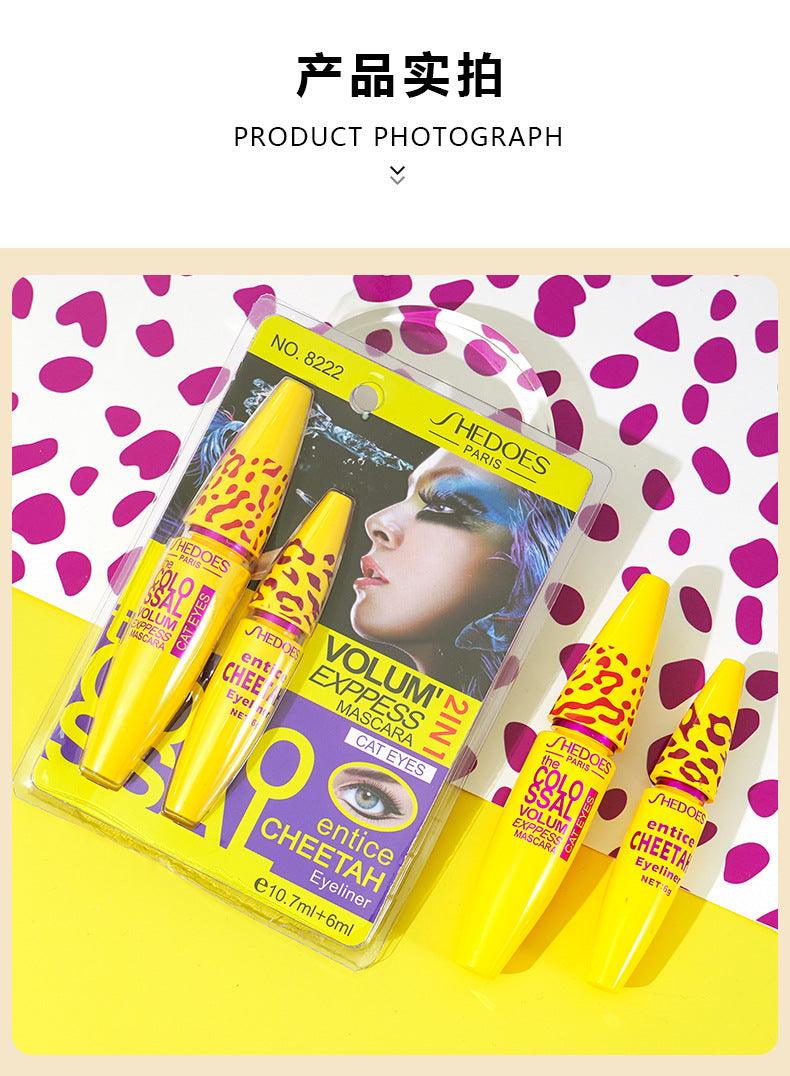 Waterproof Mascara & Liquid Eyeliner Kit for Lasting Volume.