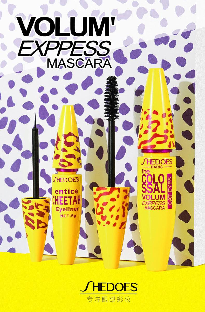 Waterproof Mascara & Liquid Eyeliner Kit for Lasting Volume.