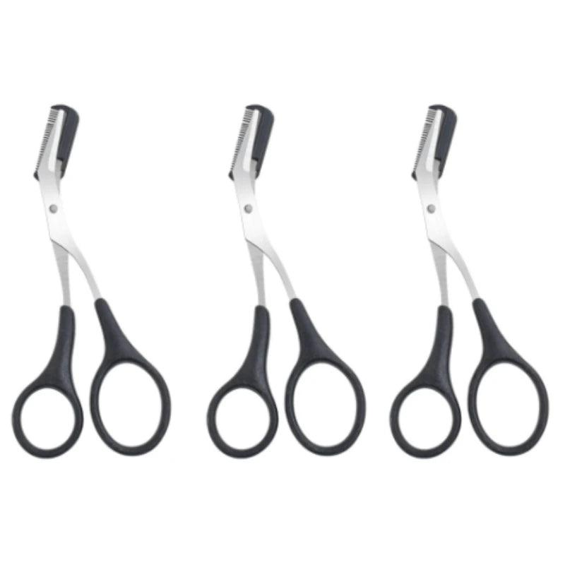 Beauty tools eyebrow scissors with eyebrow comb