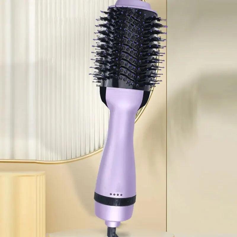 4-in-1 Hair Styling Tool: Dryer Brush, Volumizer, Straightener
