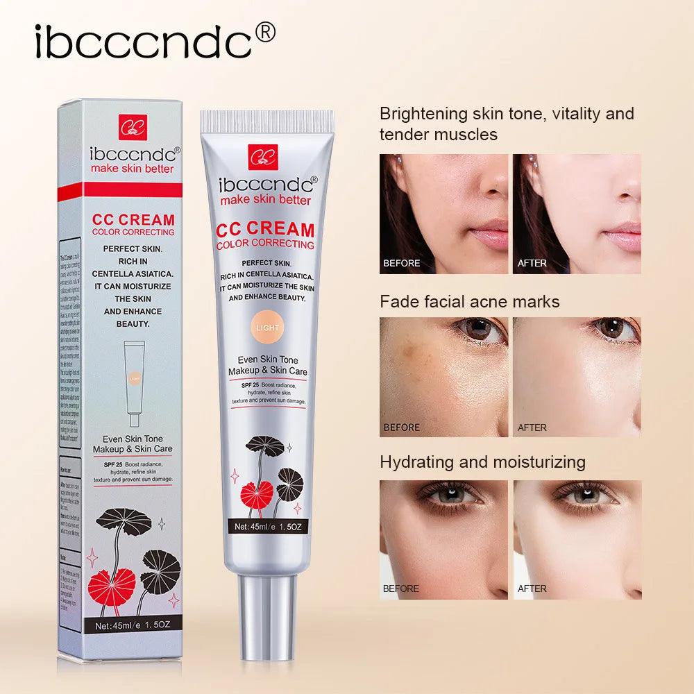 Ibcccndc Centella Asiatica CC Cream: Long-lasting, Invisible Pore Concealer.