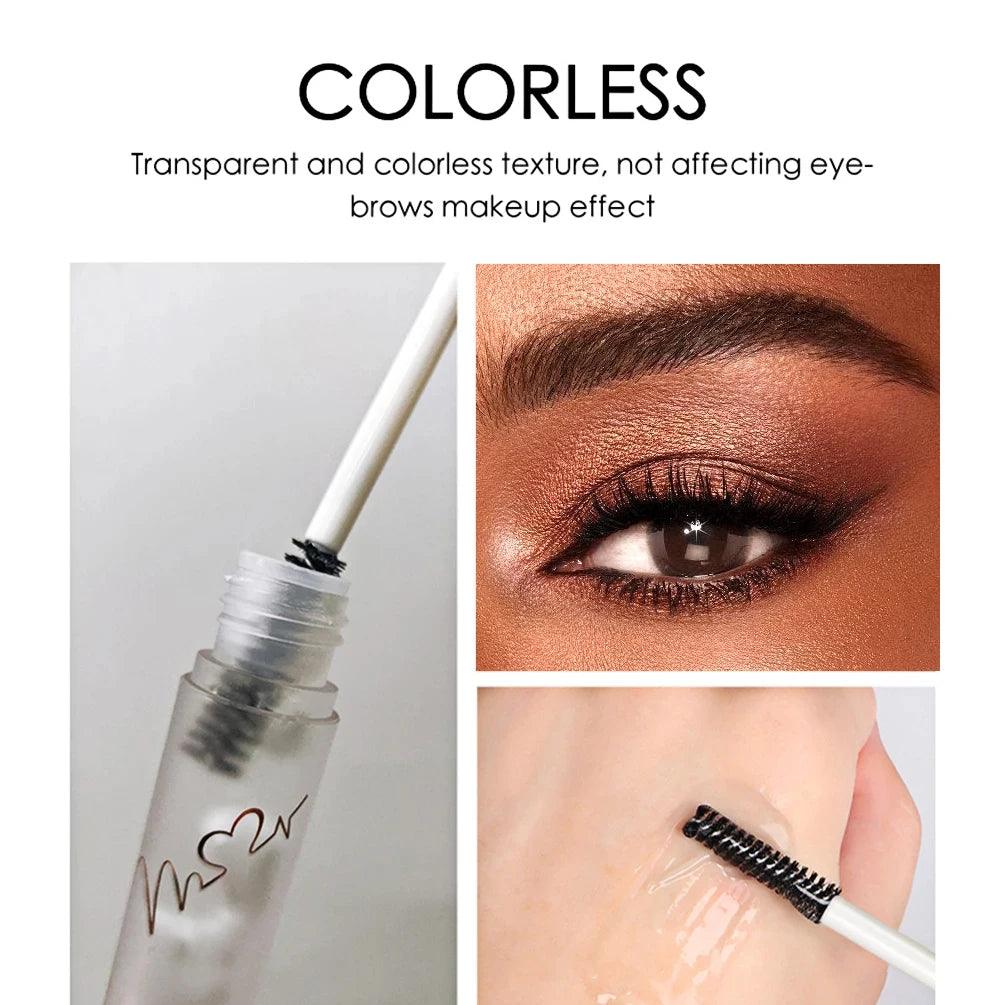 QIBEST Waterproof Eyebrow Styling Gel: Colorless & Repairing