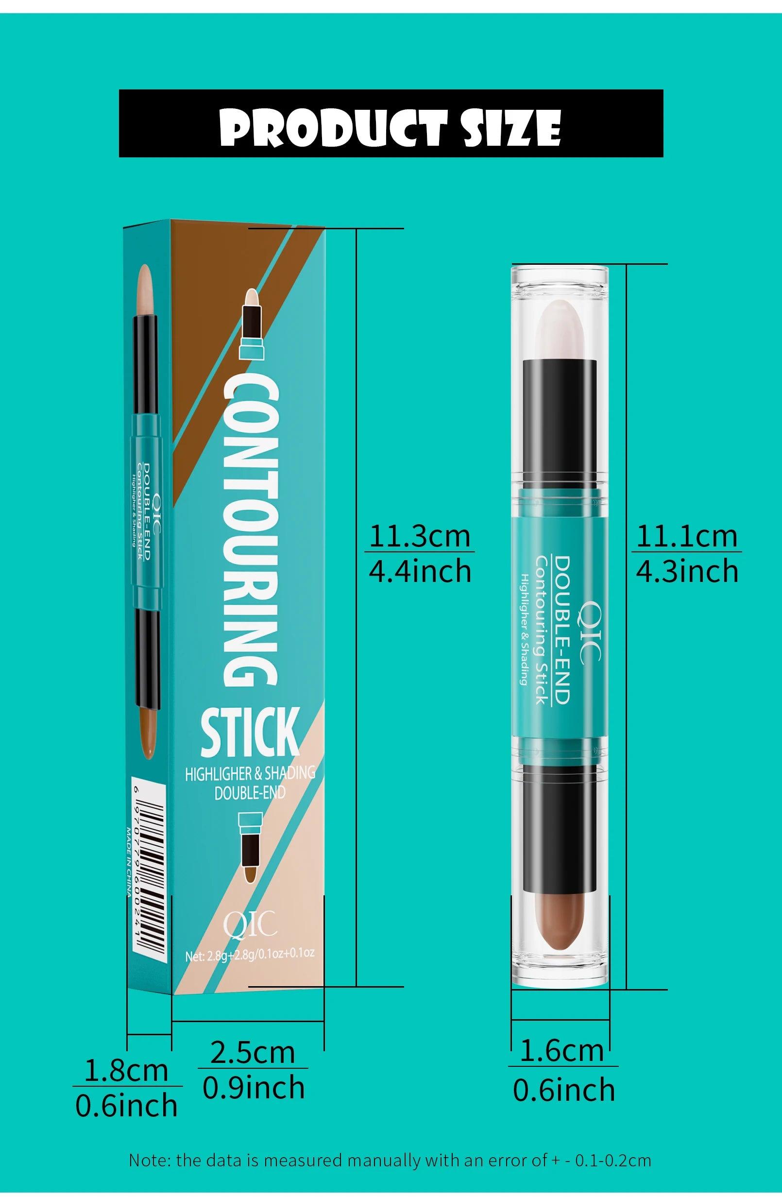 Dual-End Contouring Sticks: Highlighter & Shading