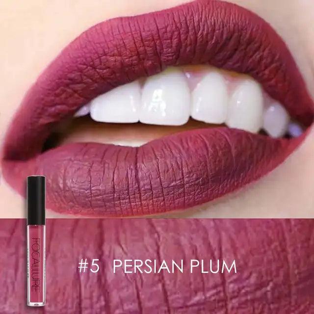 Focallure Matte Velvet Lip Gloss: Long-lasting, waterproof lipstick.