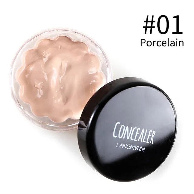 Face Creamy Concealer: Full Cover for Dark Circles, Acne, Waterproof.