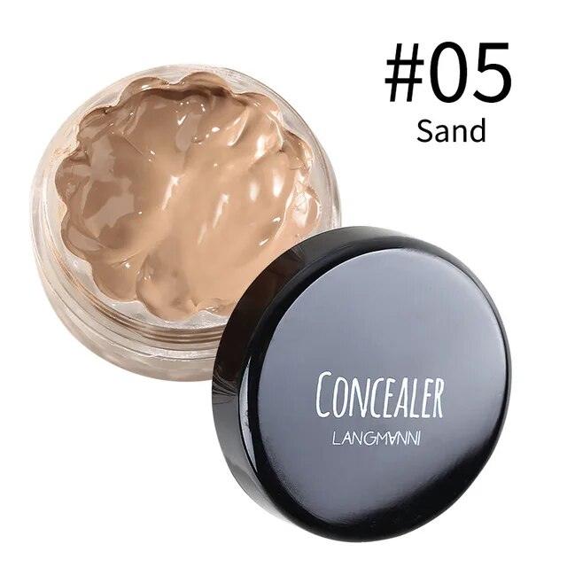 Face Creamy Concealer: Full Cover for Dark Circles, Acne, Waterproof.