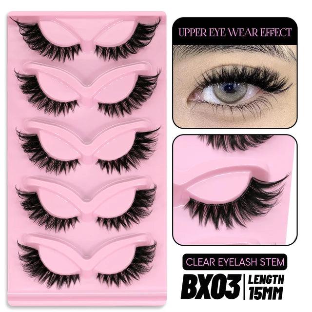 Cat Eye Faux Mink Lashes: Natural & Wispy