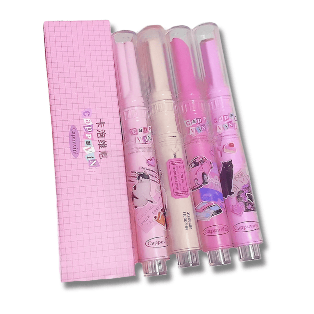 6-Color Mirror Gloss Lipstick Pen